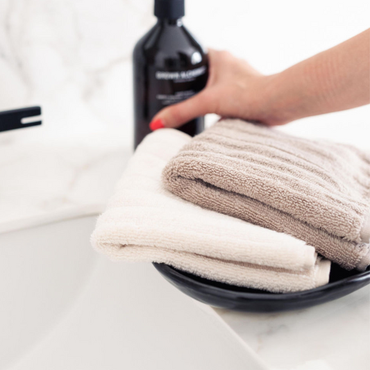 Wash Cloth in Cream White