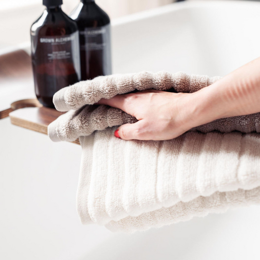 Hand Towel in Dove Grey