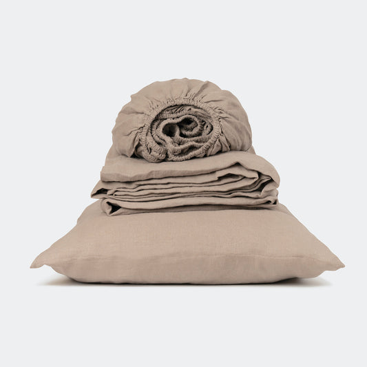 Sheet Set In Warm Taupe