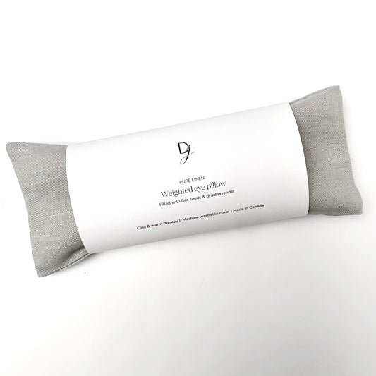 Weighted Eye Pillow in Soft Grey